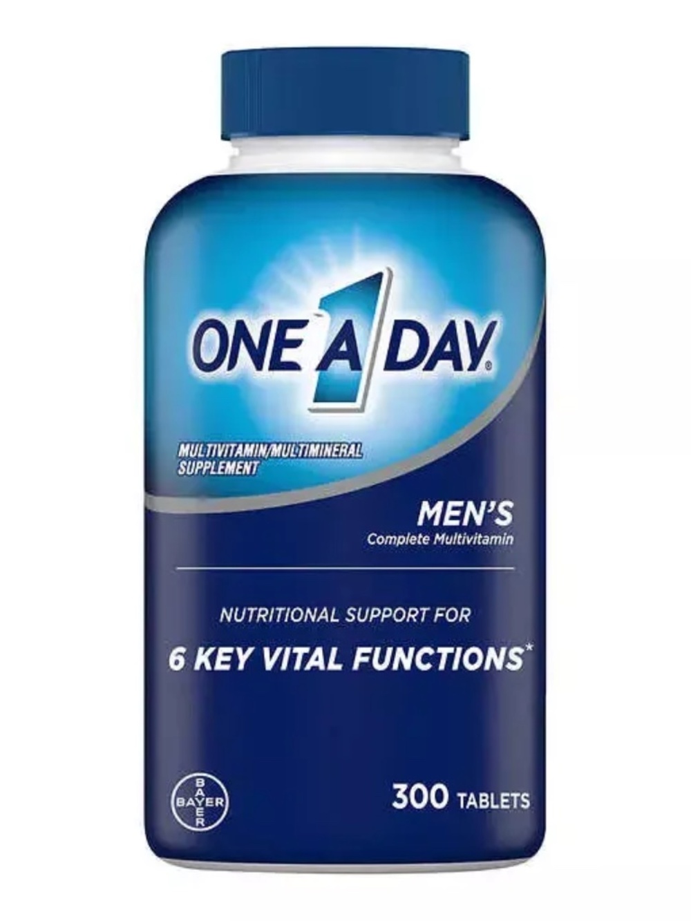 One A Day Men's Multivitamin 300 Tablets Immune Support Energy Heart Health